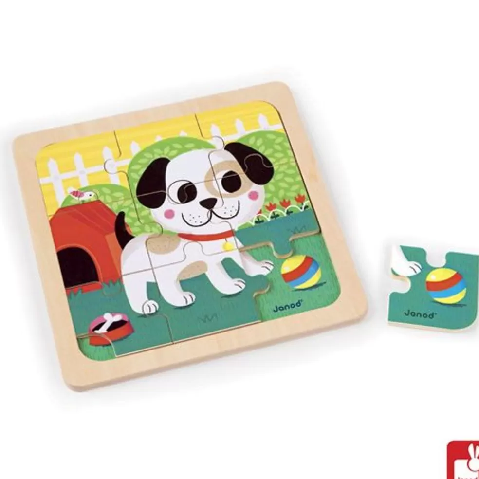 Janod Sinterklaas Cadeau 0-2 Jaar* Puzzel Hond Titus