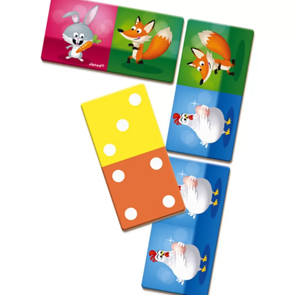 Janod Sinterklaas Cadeau 7 - 8 Jaar* Spel - Domino Rigolooo