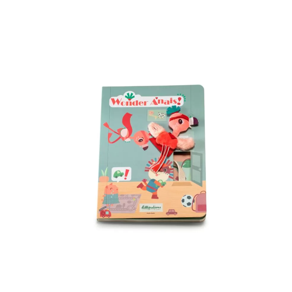 Lilliputiens Sinterklaas Cadeau 0-2 Jaar* Kartonnen Doolhof/Speurboekje - Met Een Stoffen Anais, De Super Heldin