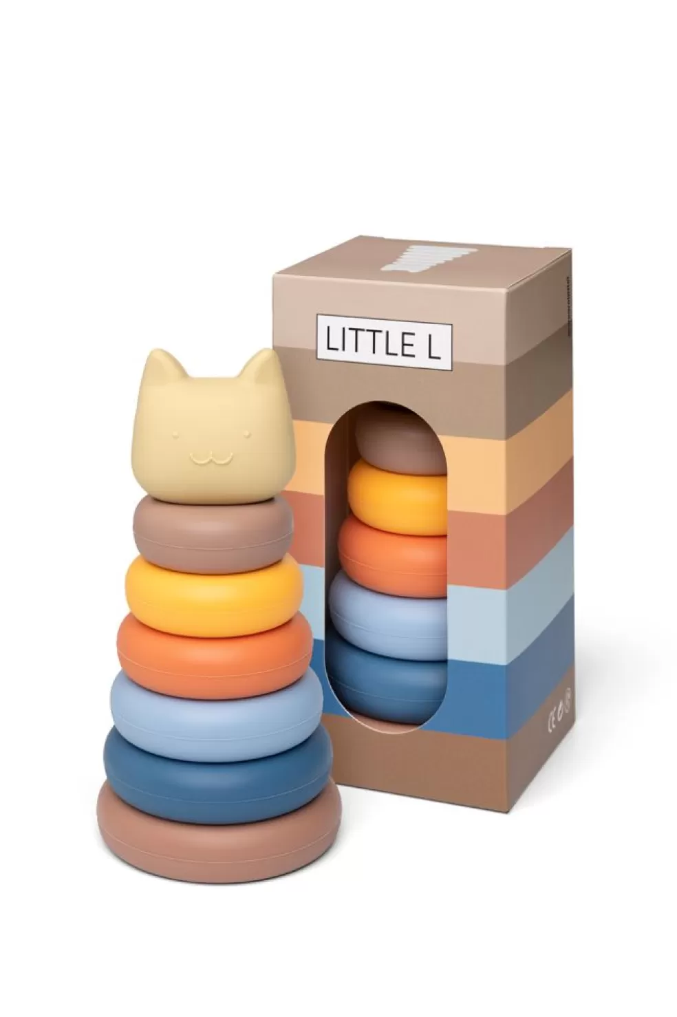 Little L Sinterklaas Cadeau 3 - 4 Jaar* Zachte Stapeltoren - Kat