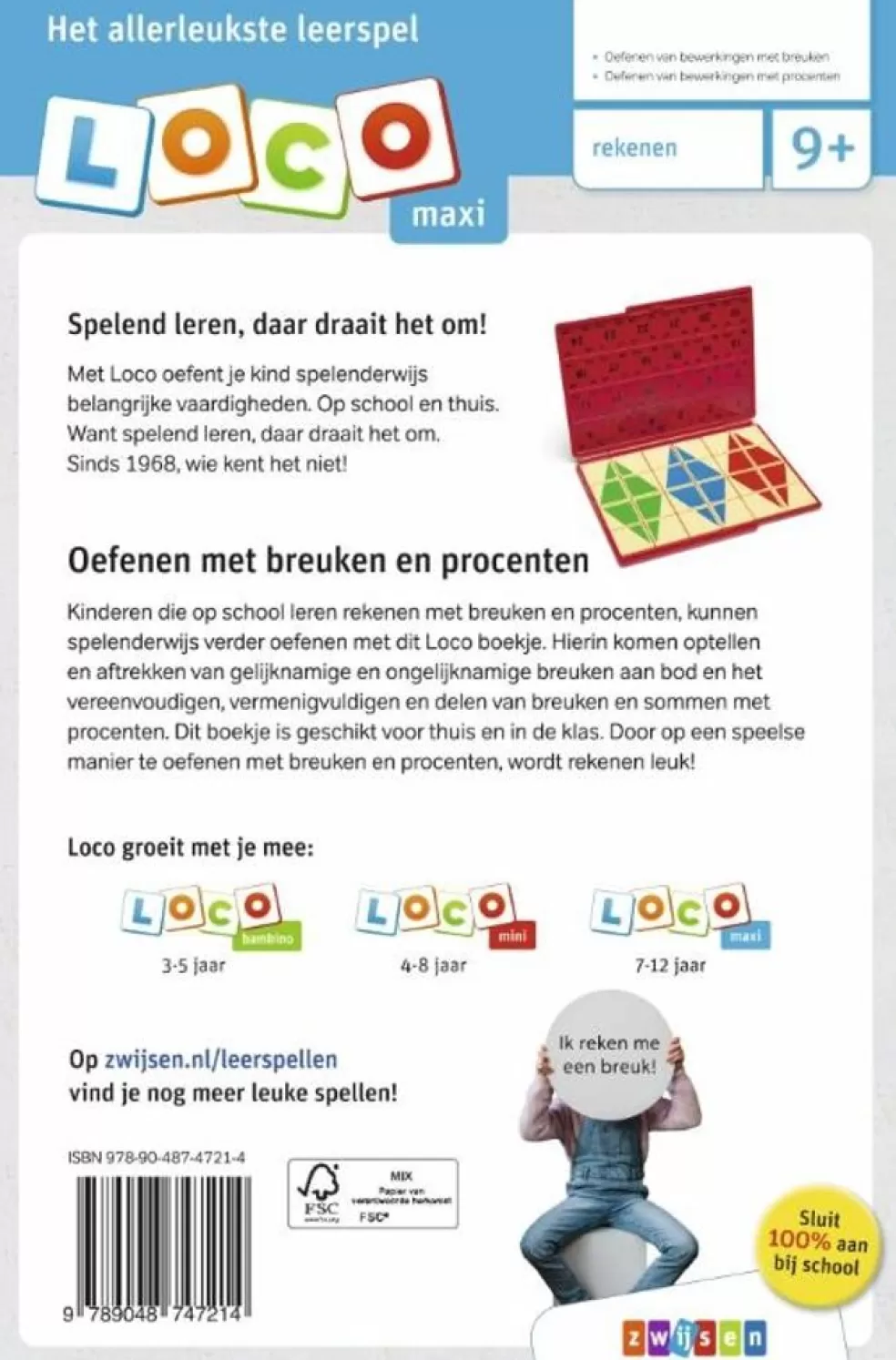 Loco Sinterklaas Cadeau 11 - 12 Jaar* Breuken En Procenten (Maxi)