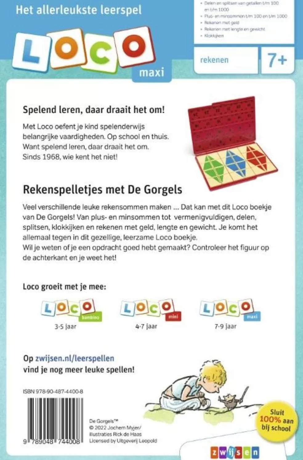 Loco Sinterklaas Cadeau 9 - 10 Jaar* De Gorgels - Rekenspelletjes (Maxi)