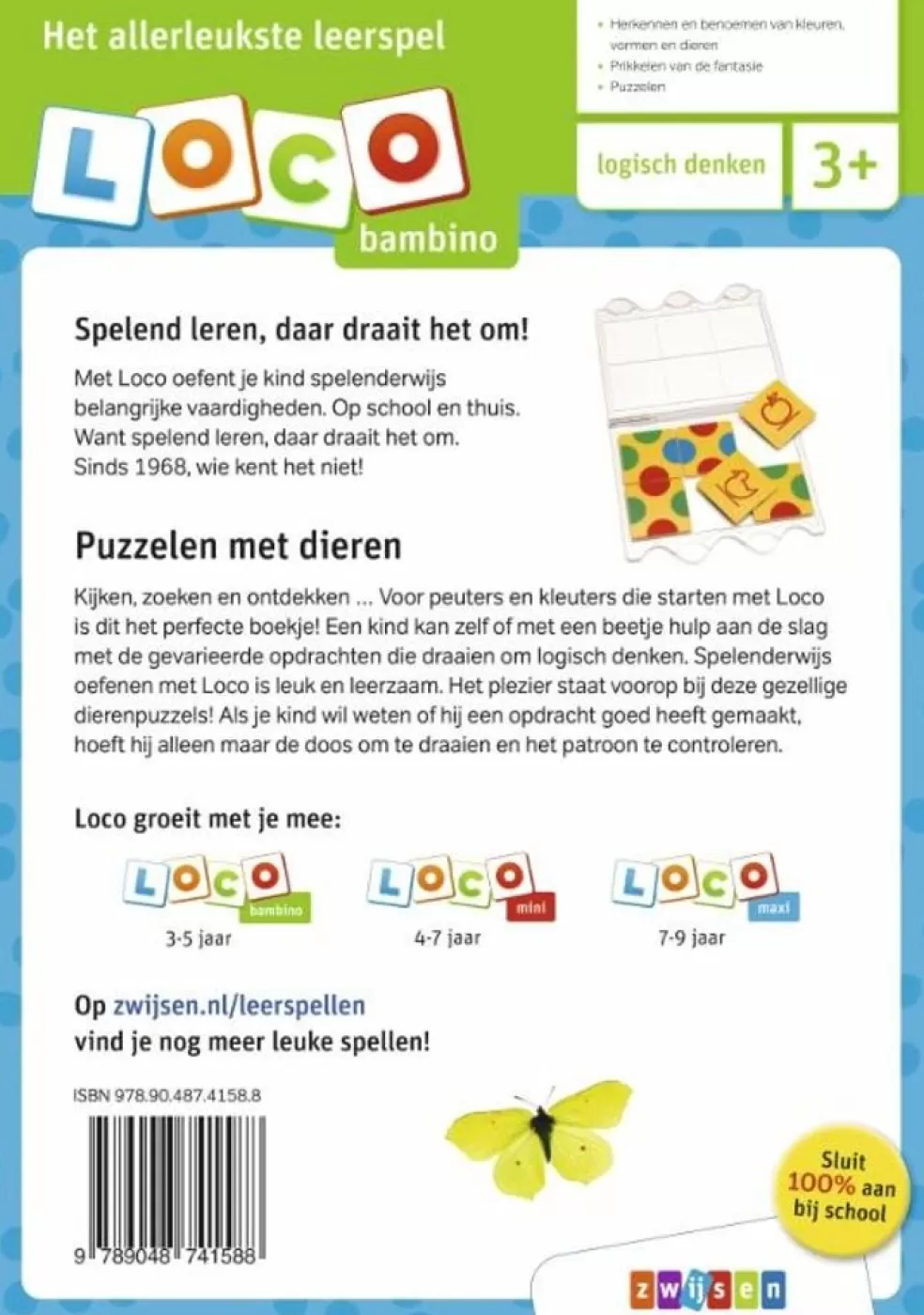 Loco Sinterklaas Cadeau 3 - 4 Jaar* Dierenpuzzels (Bambino)