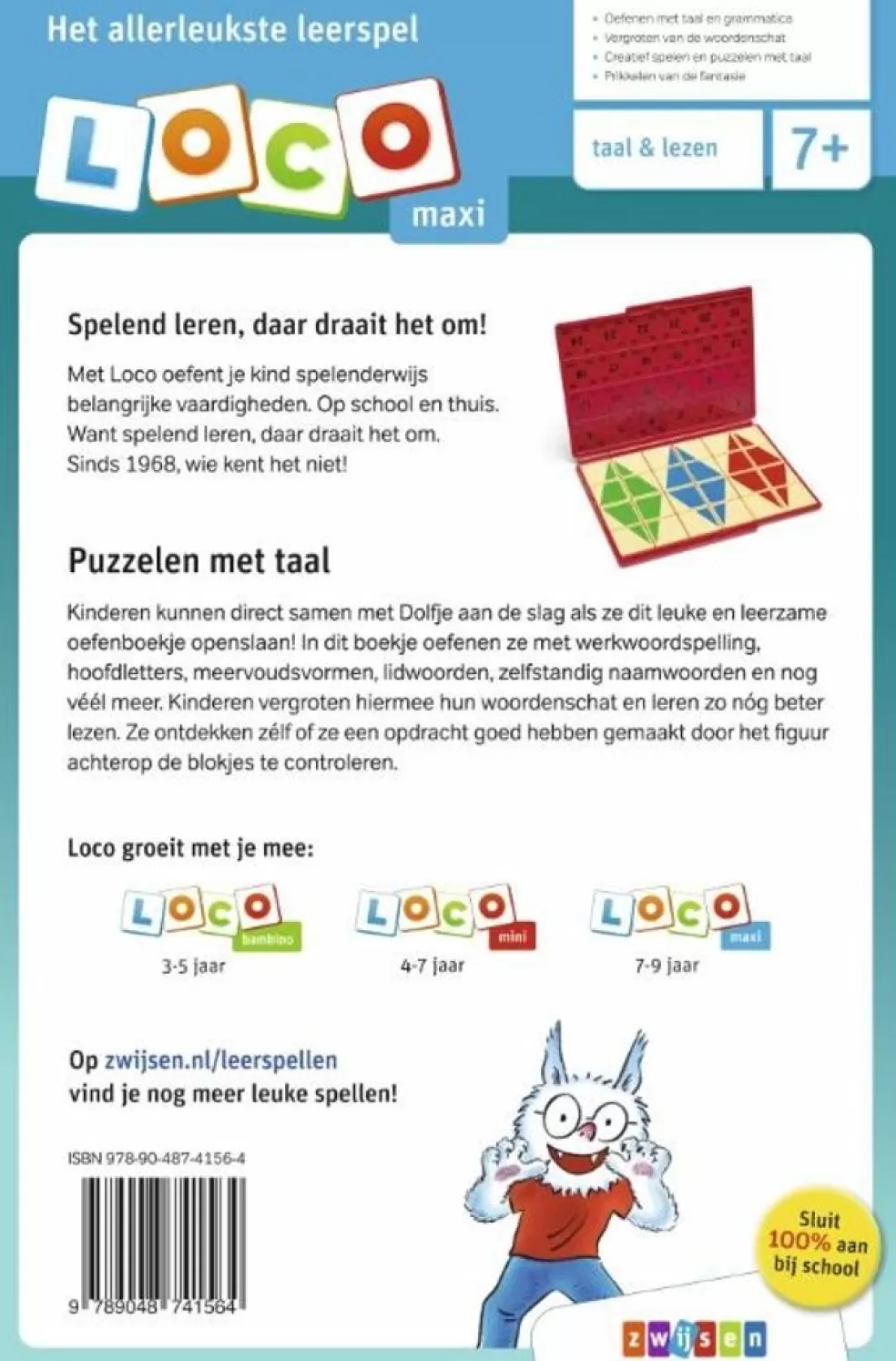 Loco Sinterklaas Cadeau 9 - 10 Jaar* Dolfje Weerwolfje - Puzzelen Met Taal (Maxi)