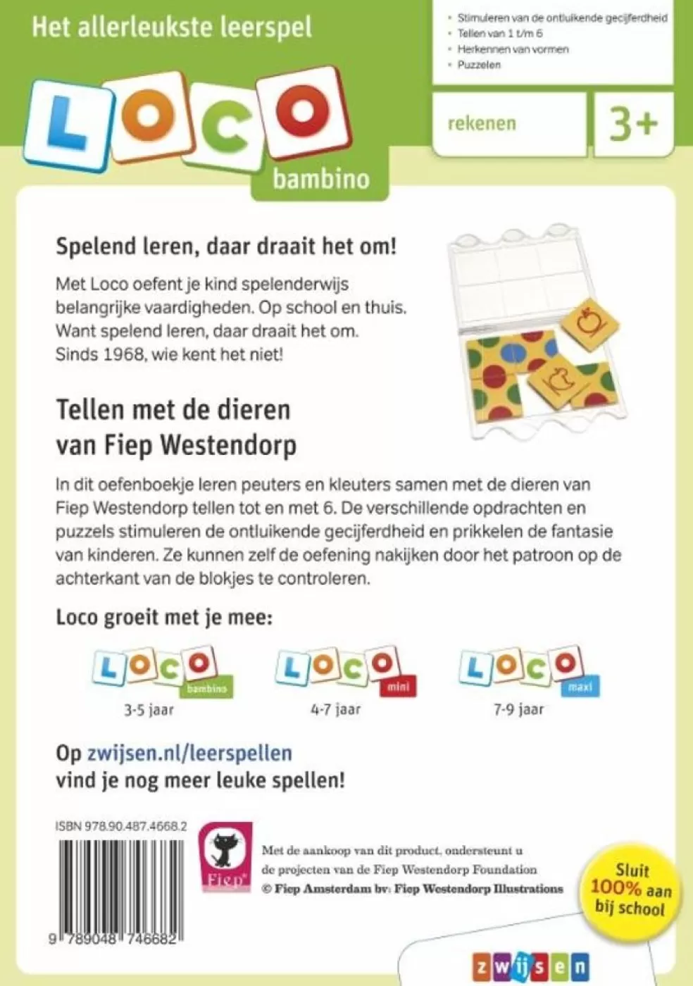 Loco Sinterklaas Cadeau 5 - 6 Jaar* Fiep Westendorp - Tellen Met Dieren (Bambino)