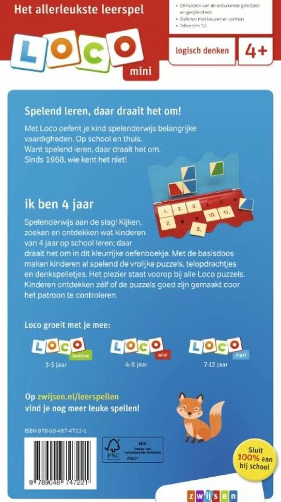 Loco Sinterklaas Cadeau 5 - 6 Jaar* Ik Ben 4 Jaar (Mini)