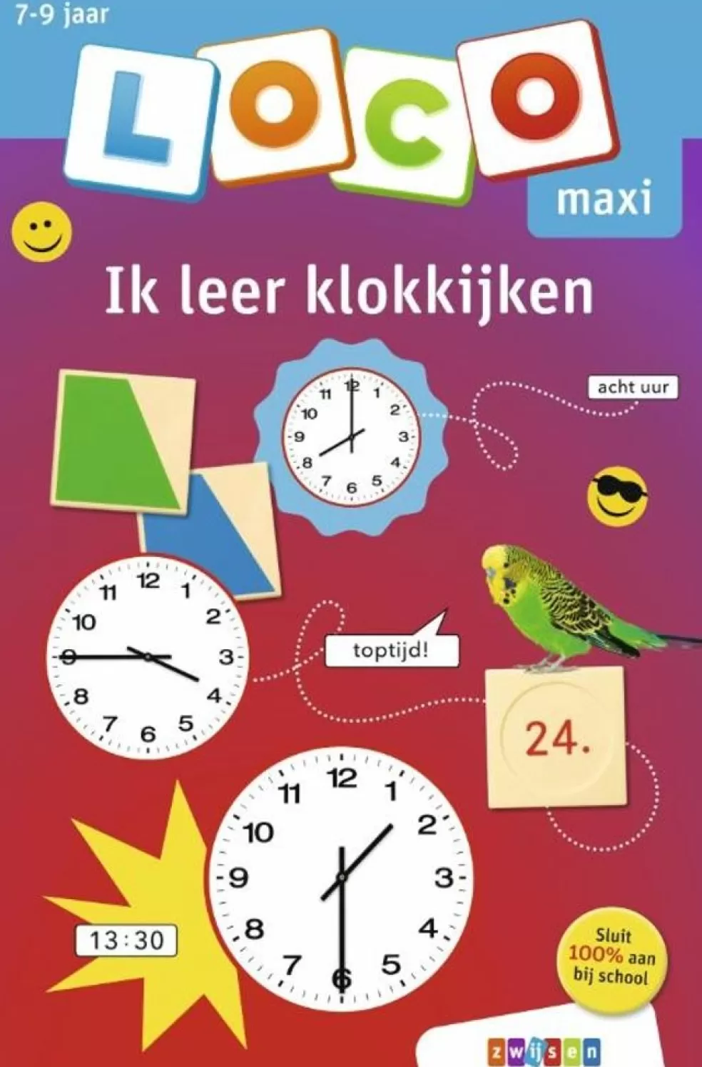 Loco Sinterklaas Cadeau 9 - 10 Jaar* Ik Leer Klokkijken (Maxi)