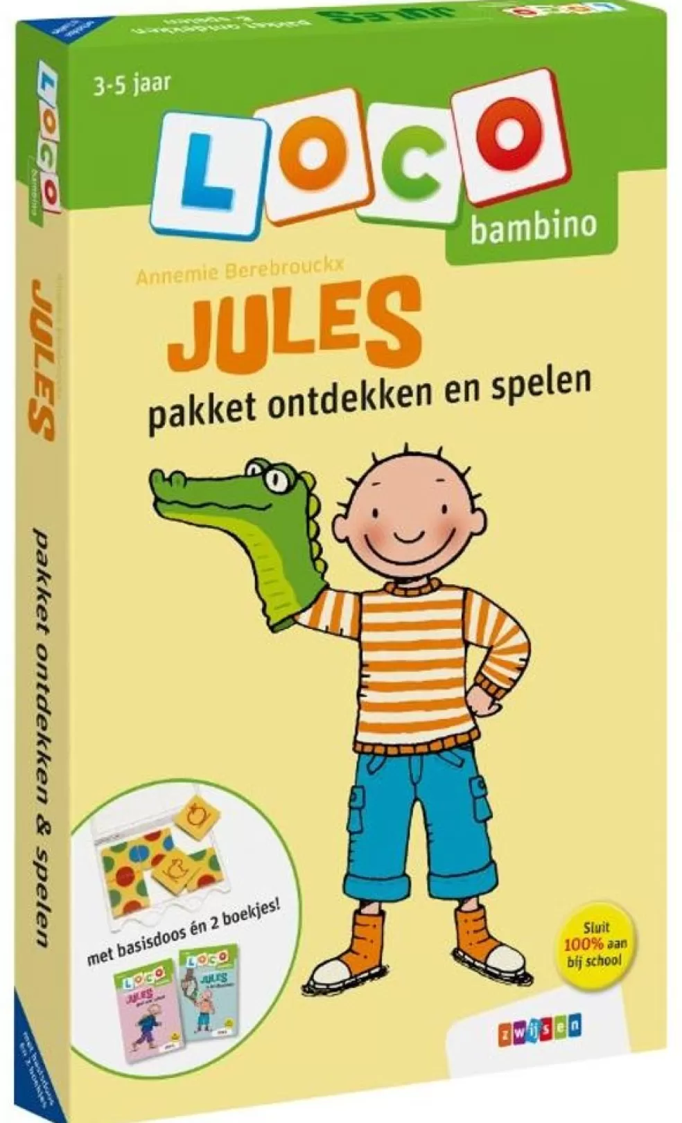 Loco Sinterklaas Cadeau 5 - 6 Jaar* Jules Pakket - Basisdoos Met 2 Boekjes - Ontdekken (Bambino)