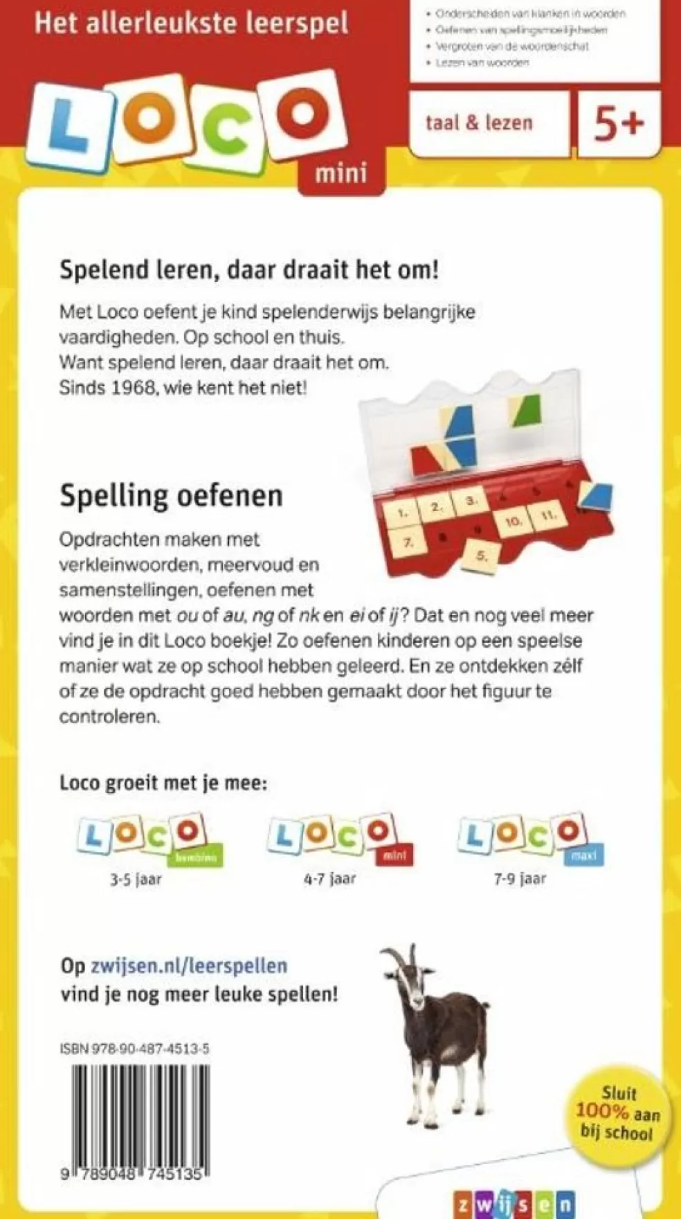 Loco Sinterklaas Cadeau 7 - 8 Jaar* Oefenen Met Spelling (Mini)