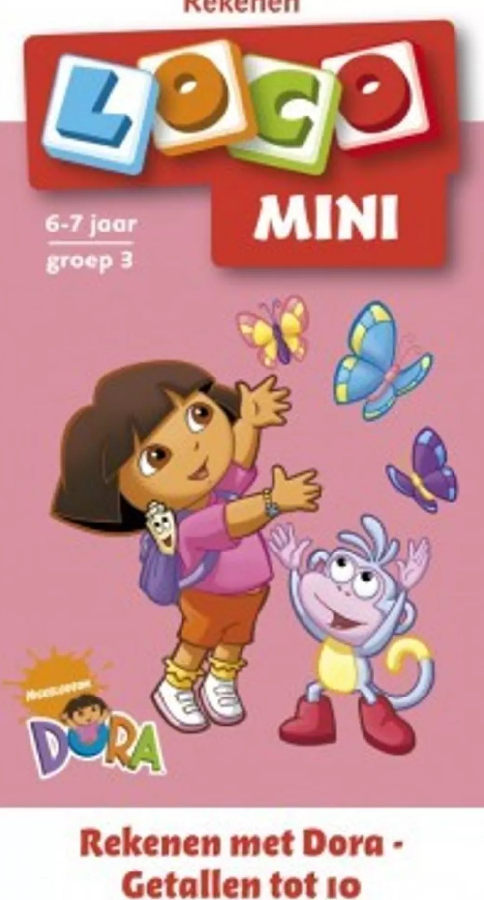 Loco Sinterklaas Cadeau 7 - 8 Jaar* Rekenen Met Dora-Getallen Tot 10 (Mini)