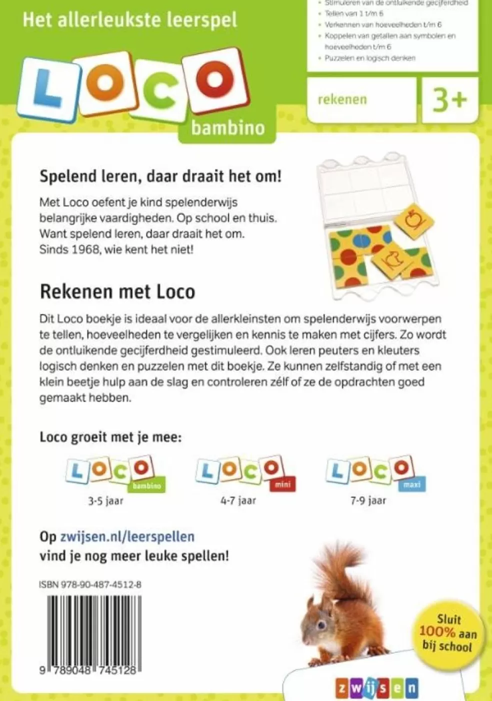 Loco Sinterklaas Cadeau 3 - 4 Jaar* Rekenpuzzels (Bambino)