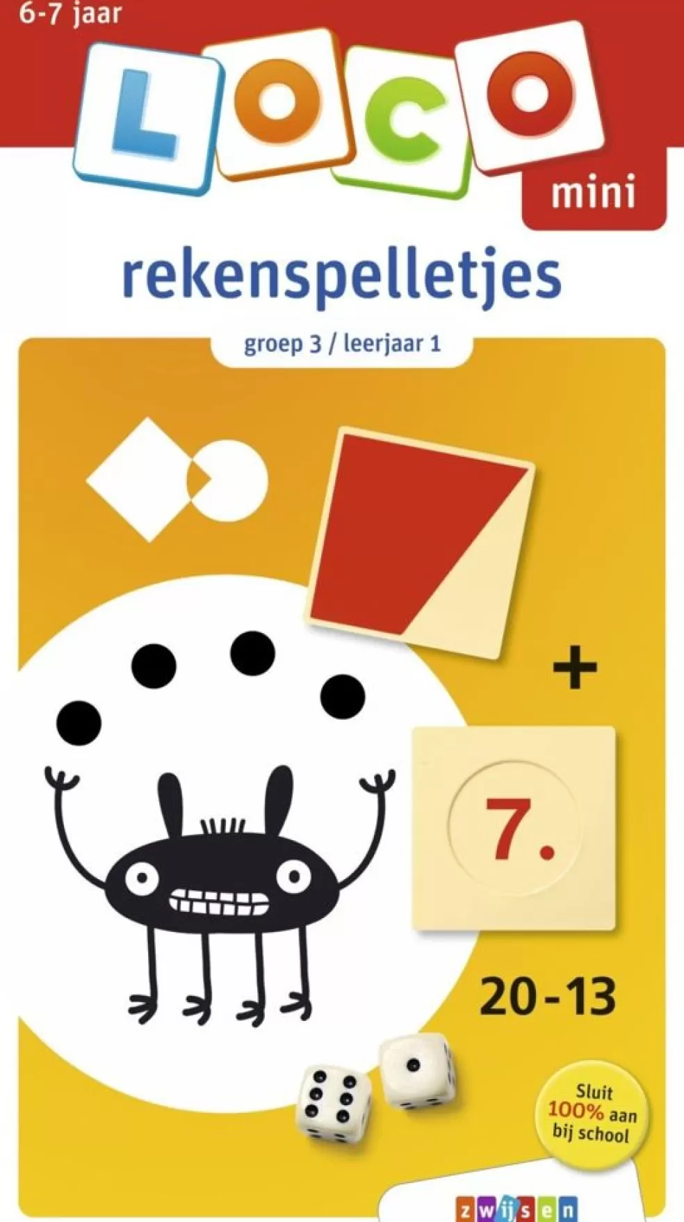 Loco Sinterklaas Cadeau 7 - 8 Jaar* Rekenspelletjes – Groep 3 Leerjaar 1 (Mini)