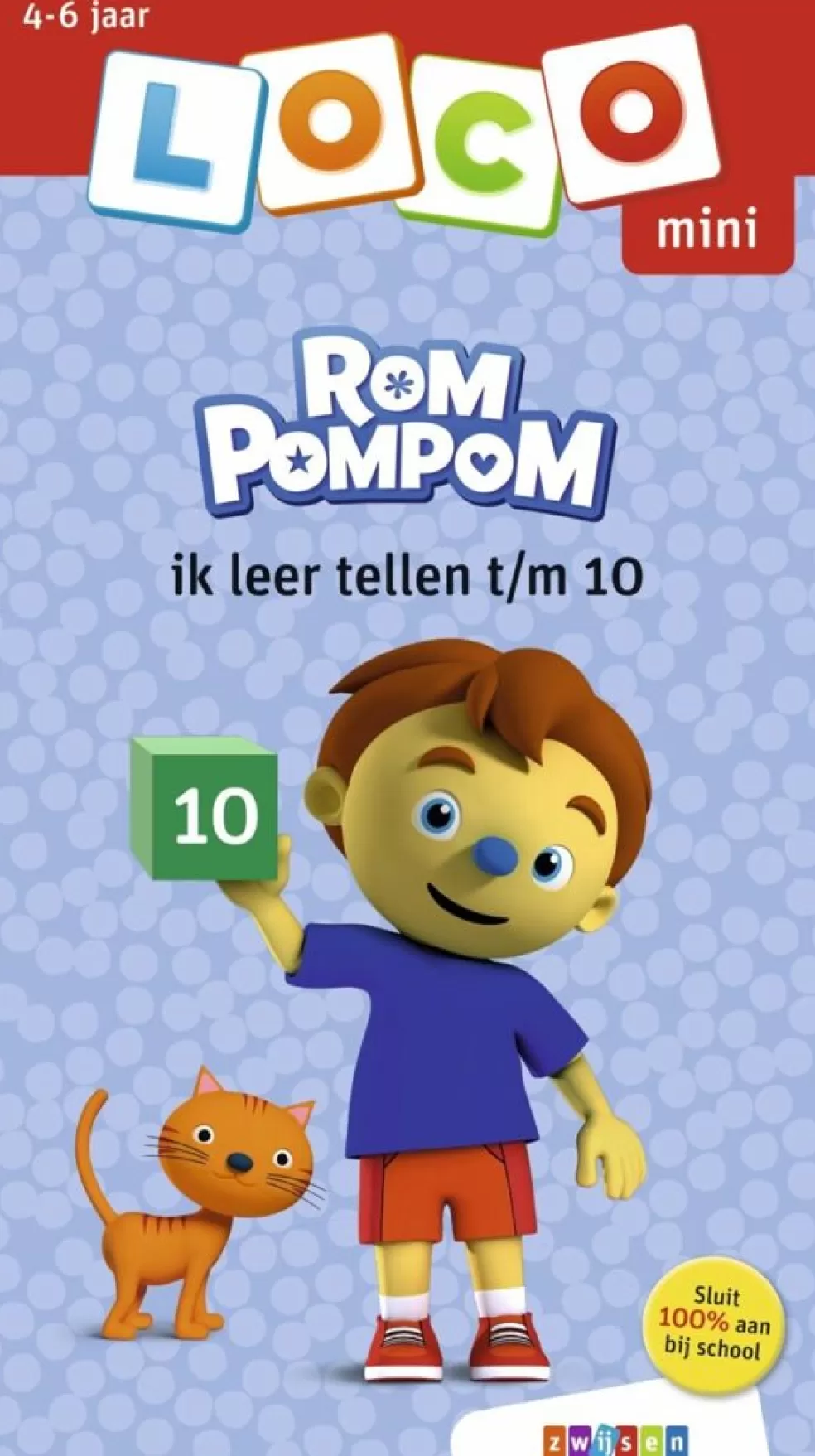 Loco Sinterklaas Cadeau 7 - 8 Jaar* Rompompom - Ik Leer Tellen T/M 10 (Mini)