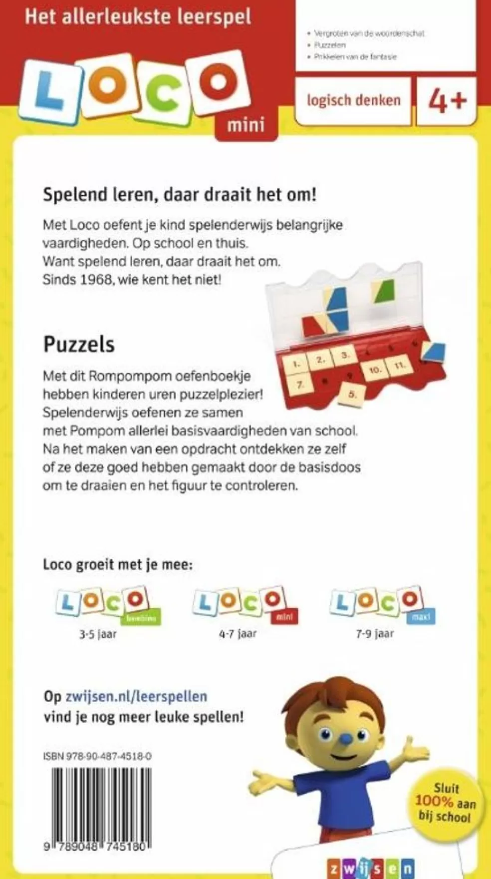 Loco Sinterklaas Cadeau 5 - 6 Jaar* Rompompom - Puzzels (Mini)