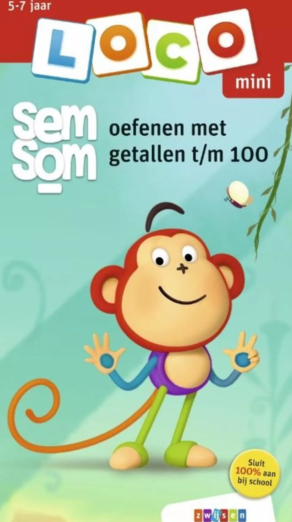 Loco Sinterklaas Cadeau 7 - 8 Jaar* Semsom - Oefenen Met Getallen T/M 100 (Mini)