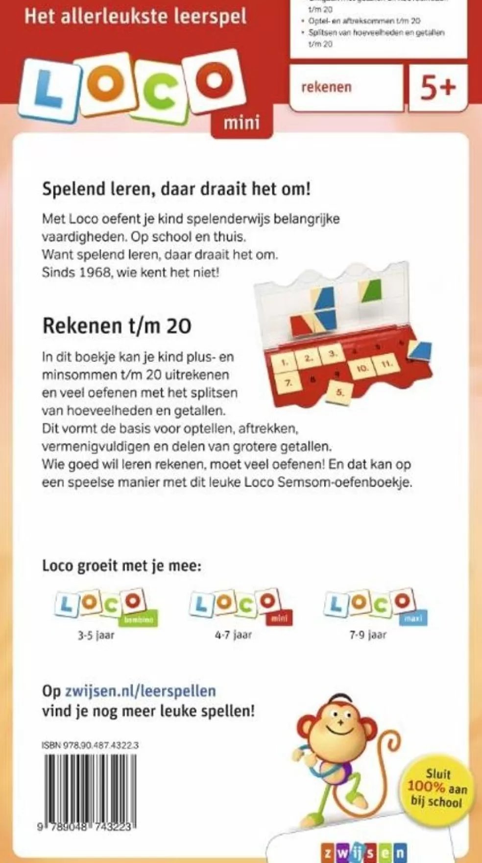 Loco Sinterklaas Cadeau 7 - 8 Jaar* Semsom - Plus- En Minsommen, Splitsen T/M 20 (Mini)