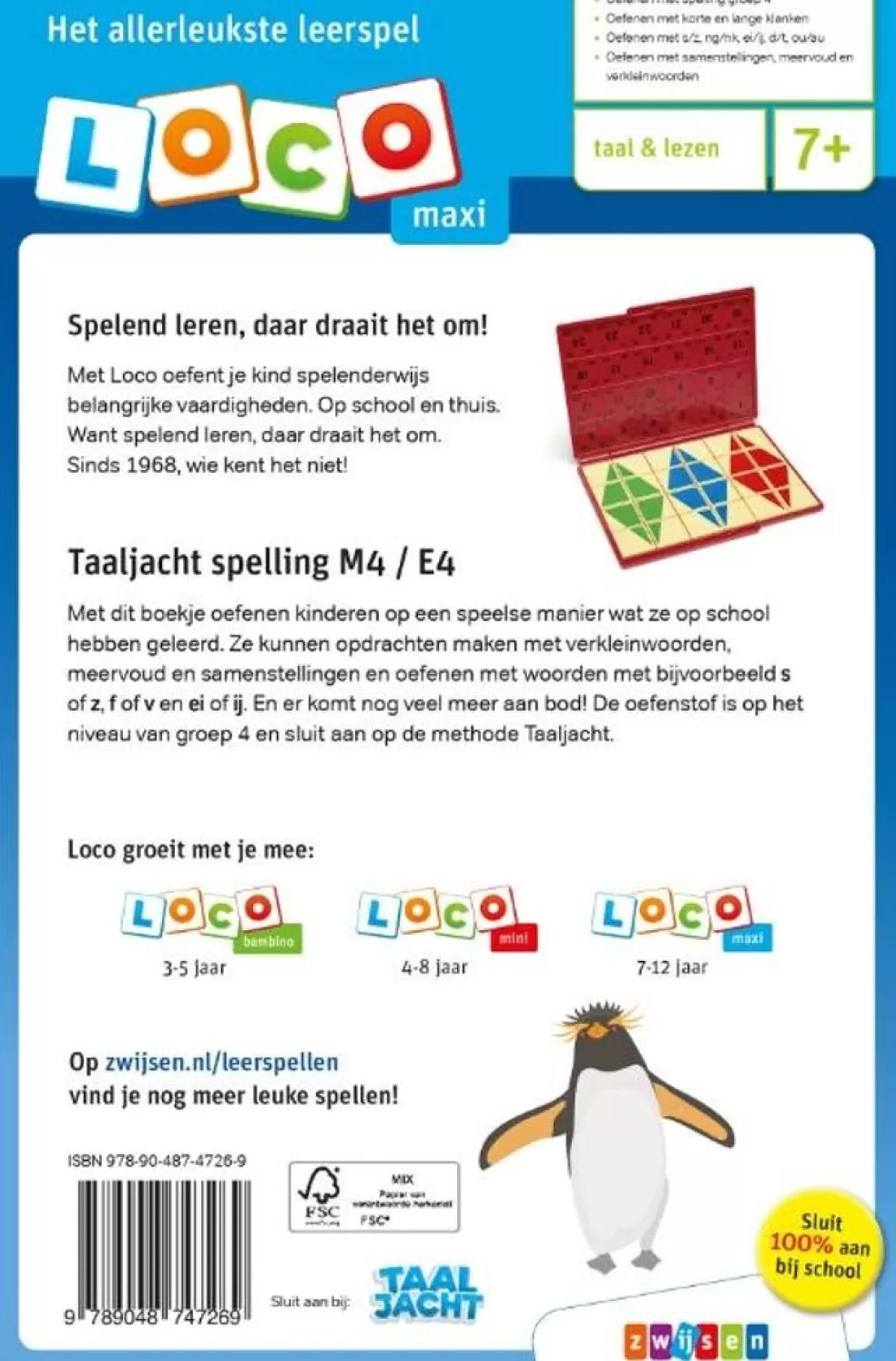 Loco Sinterklaas Cadeau 9 - 10 Jaar* Taaljacht - Spelling M4/E4 (Maxi)