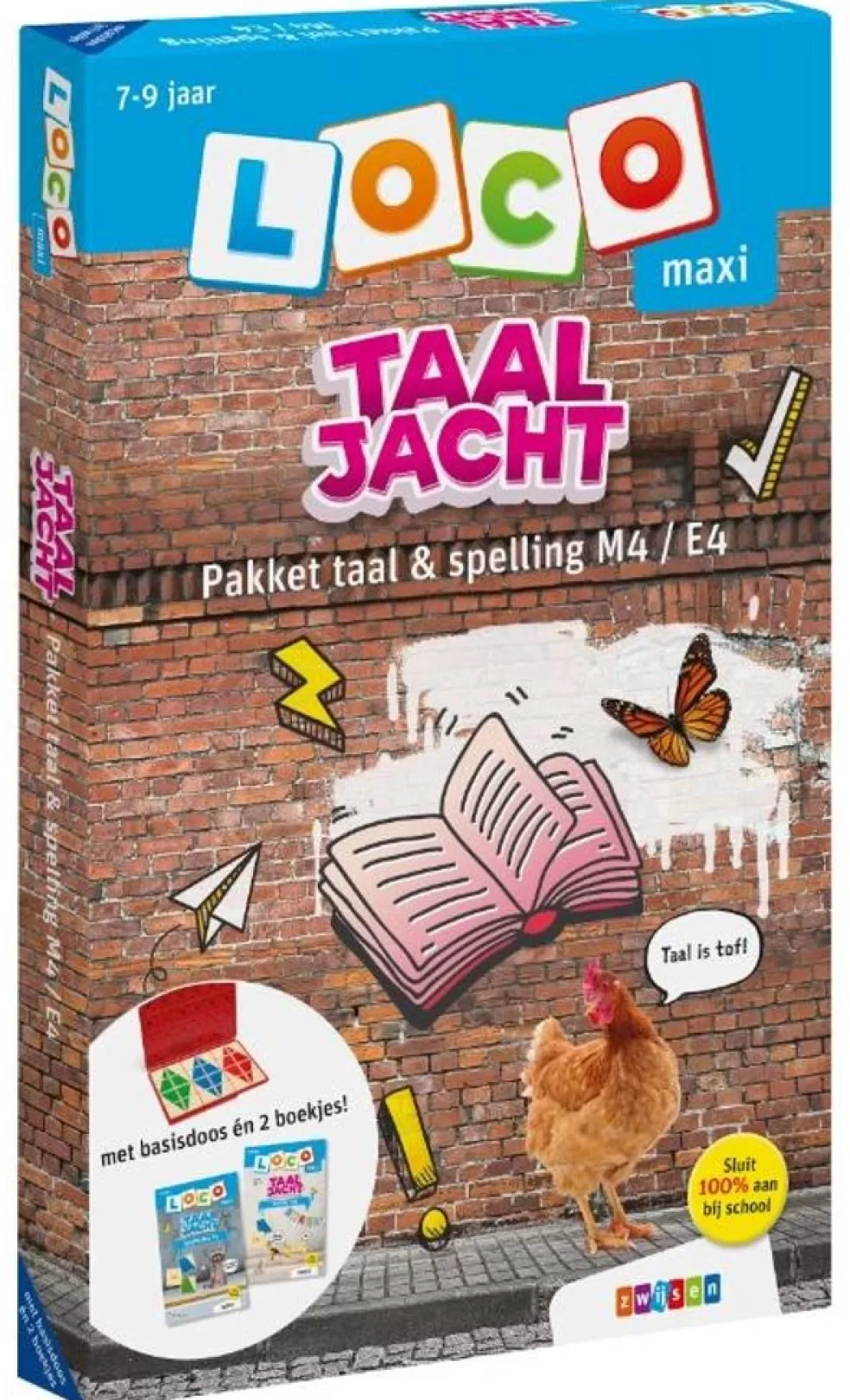 Loco Sinterklaas Cadeau 9 - 10 Jaar* Taaljacht Pakket - Taal En Spelling M4/E4 (Maxi)