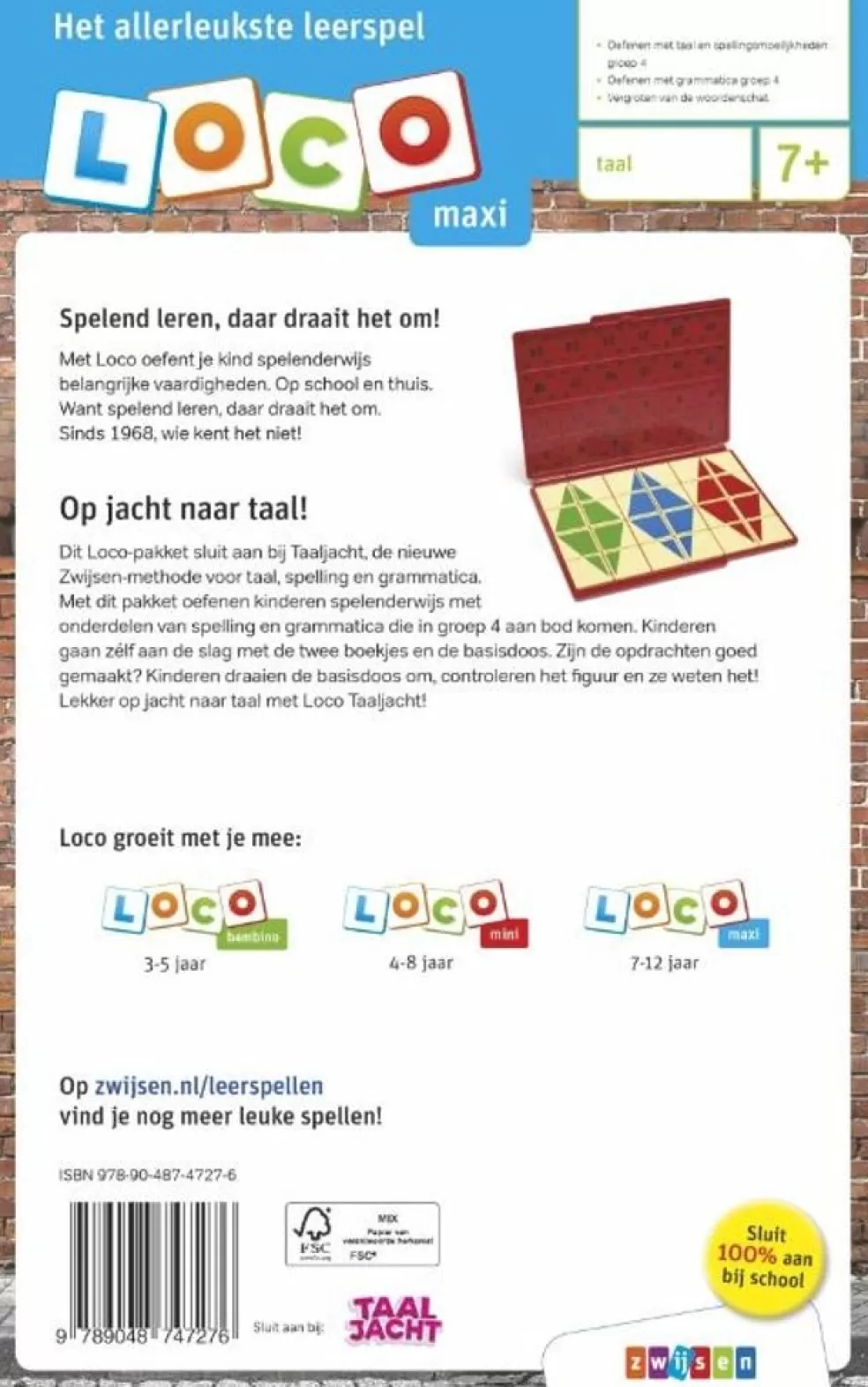 Loco Sinterklaas Cadeau 9 - 10 Jaar* Taaljacht Pakket - Taal En Spelling M4/E4 (Maxi)