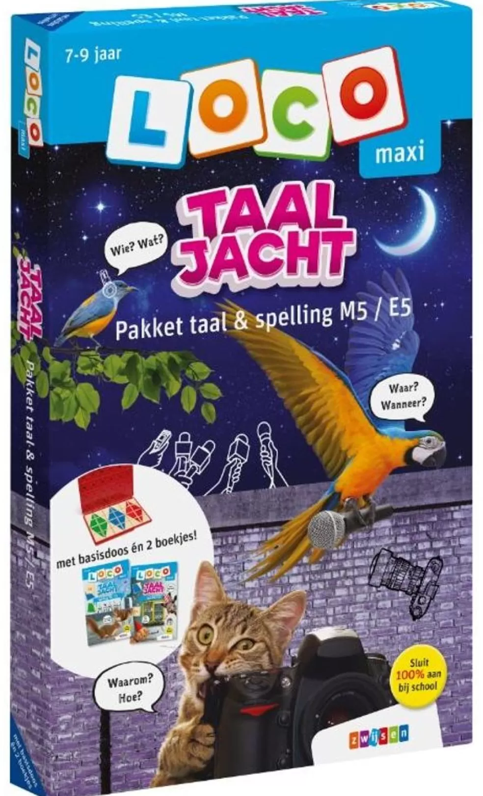 Loco Sinterklaas Cadeau 9 - 10 Jaar* Taaljacht Pakket - Taal En Spelling M5/E5 (Maxi)