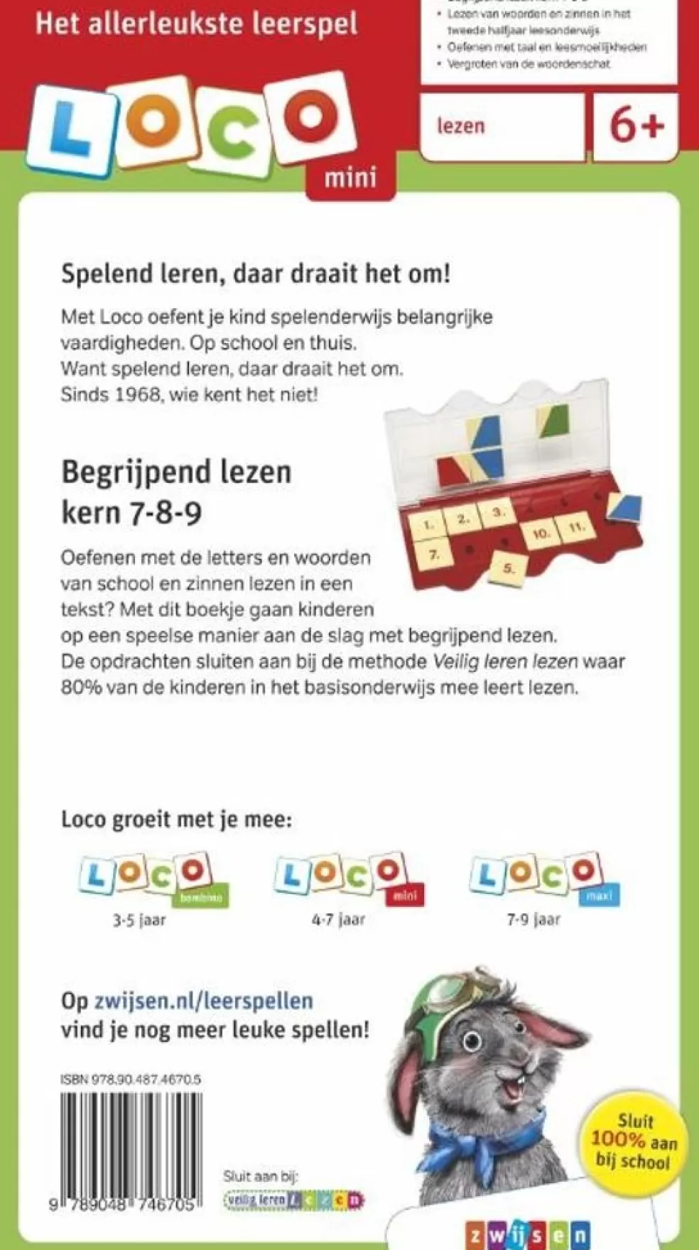 Loco Sinterklaas Cadeau 7 - 8 Jaar* Veilig Leren Lezen - Begrijpend Lezen Kern 7-8-9 (Mini)