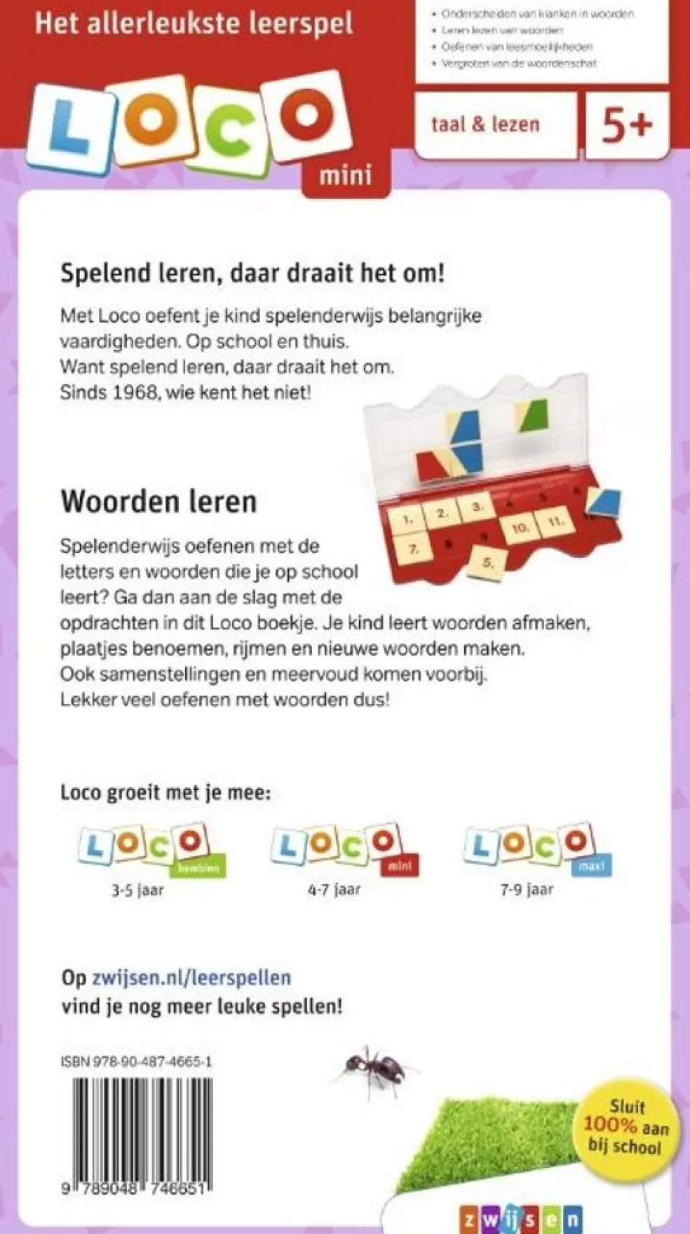 Loco Sinterklaas Cadeau 7 - 8 Jaar* Woorden Leren (Mini)