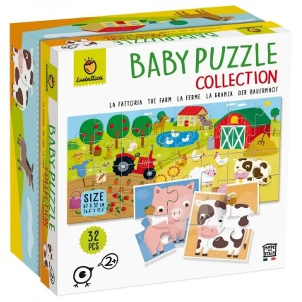 Ludattica Sinterklaas Cadeau 5 - 6 Jaar* Baby Puzzel - De Boerderij (32 Stukken)