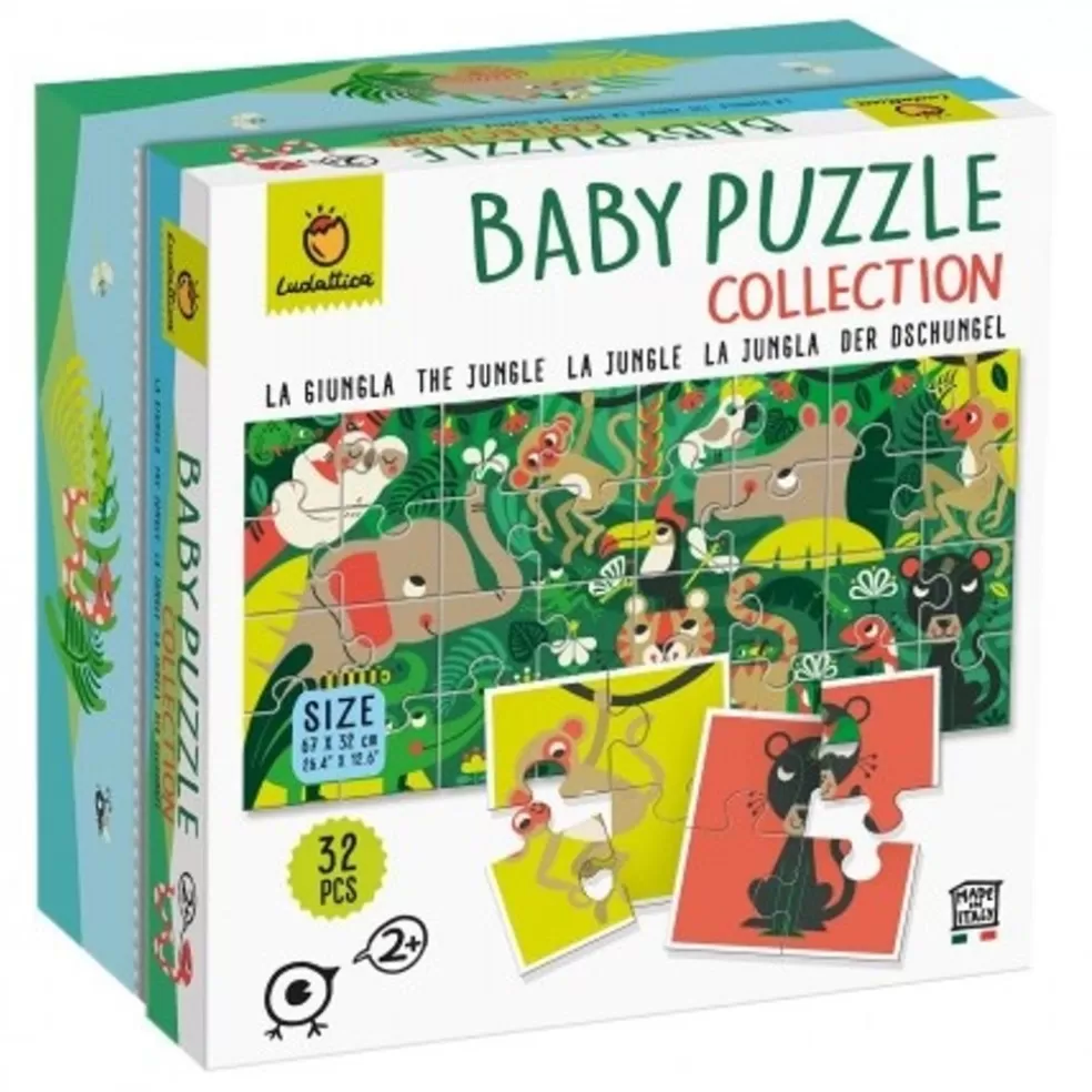 Ludattica Sinterklaas Cadeau 5 - 6 Jaar* Baby Puzzel - De Jungle (32 Stukken)