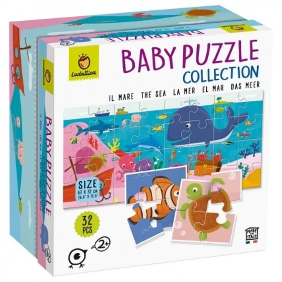 Ludattica Sinterklaas Cadeau 5 - 6 Jaar* Baby Puzzel - De Zee (32 Stukken)