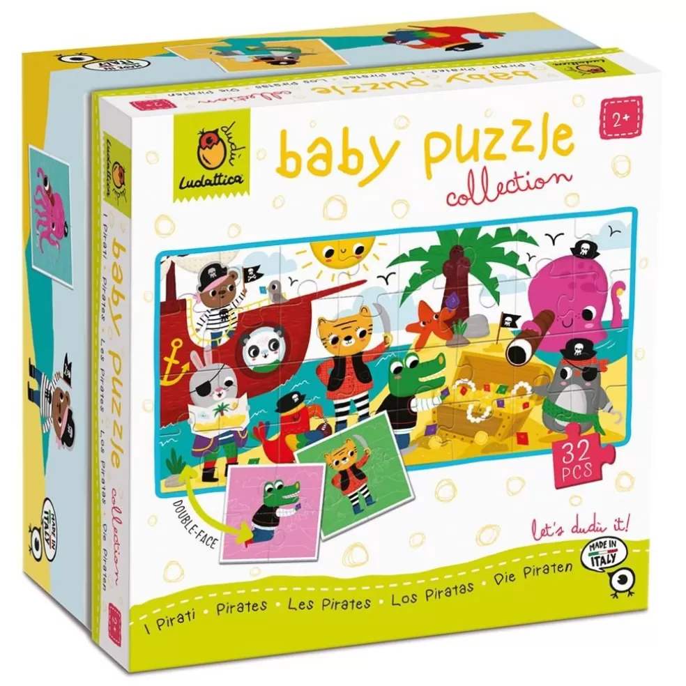 Ludattica Sinterklaas Cadeau 5 - 6 Jaar* Baby Puzzel - Piraten (32 Stukken)