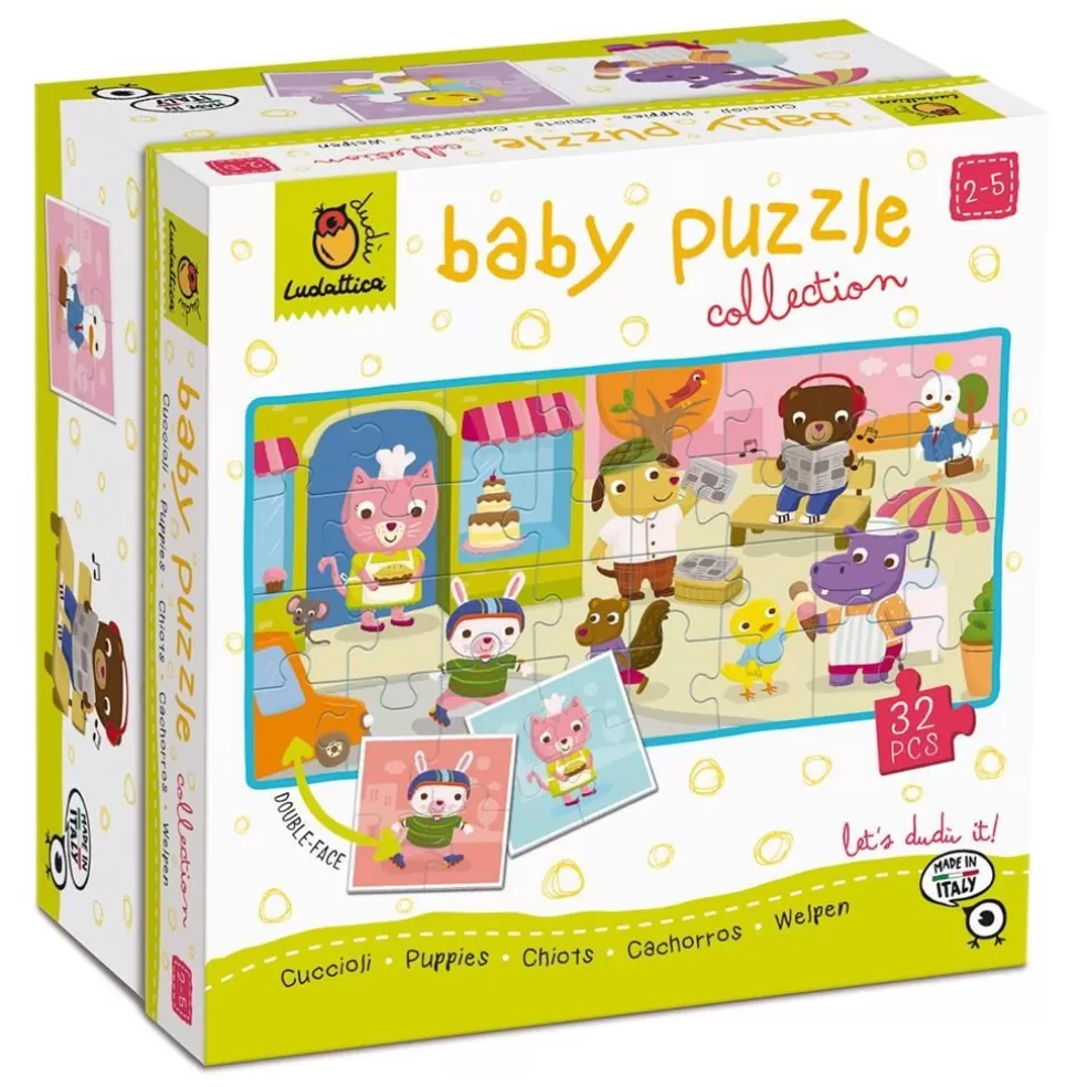 Ludattica Sinterklaas Cadeau 5 - 6 Jaar* Baby Puzzel - Puppies (32 Stukken)