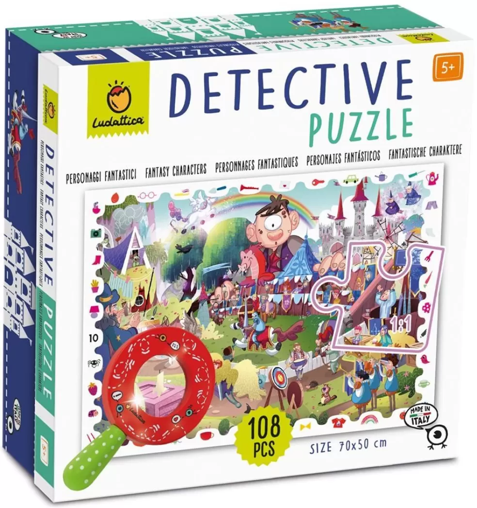 Ludattica Sinterklaas Cadeau 9 - 10 Jaar* Detective Puzzel - Fantasie (108 Stukjes)