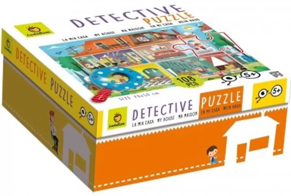 Ludattica Sinterklaas Cadeau 9 - 10 Jaar* Detective Puzzel - Mijn Huis (108 Stukjes)