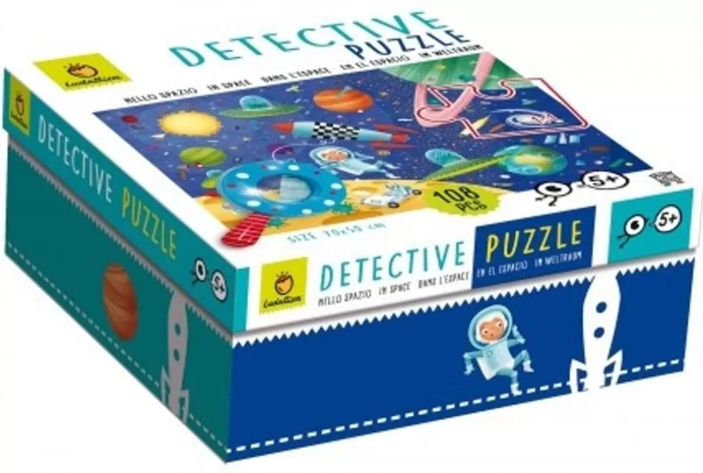 Ludattica Sinterklaas Cadeau 9 - 10 Jaar* Detective Puzzel - Ruimte (108 Stukjes)