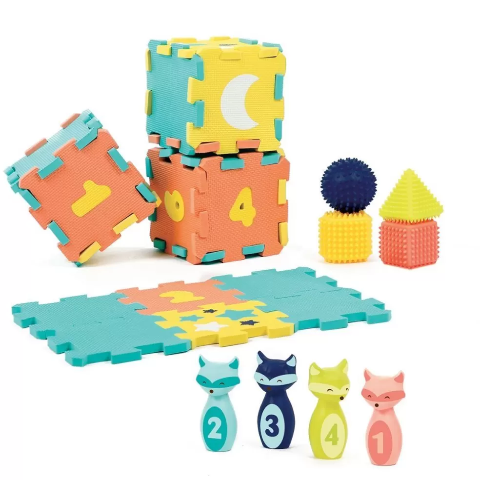 Ludi Sinterklaas Cadeau 5 - 6 Jaar* Sensorisch Speelgoed - Activiteitenset: Foamtegels, Kegels En Vormen