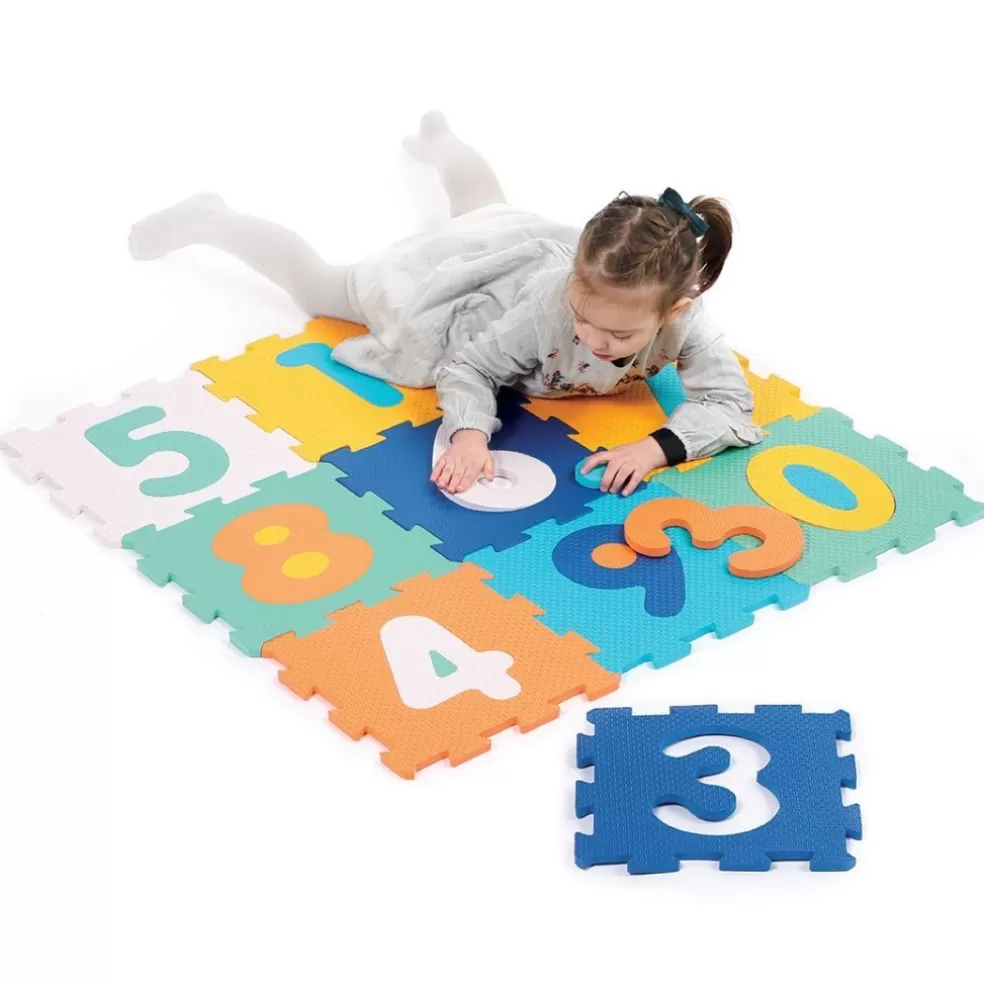 Ludi Sinterklaas Cadeau 5 - 6 Jaar* Sensorisch Speelgoed - Foamtegels - Cijfers (9 Stuks)