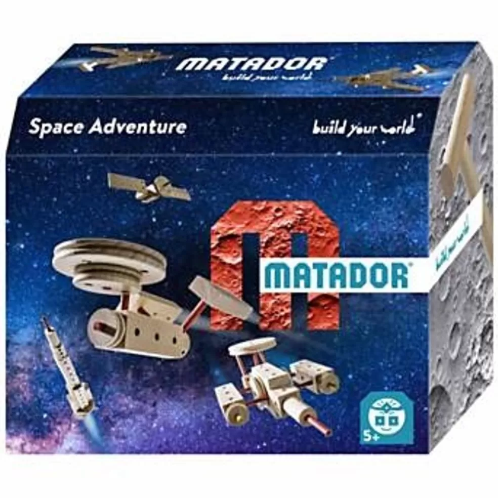 Matador Sinterklaas Cadeau 9 - 10 Jaar* Houten Constructieset - Explorer Space - 47 Delig