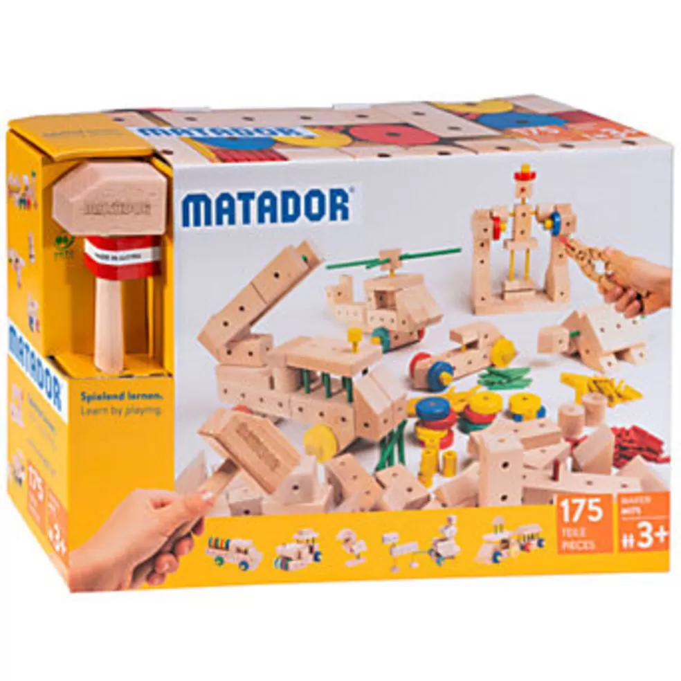 Matador Sinterklaas Cadeau 7 - 8 Jaar* Houten Constructieset - Maker - 175 Delig