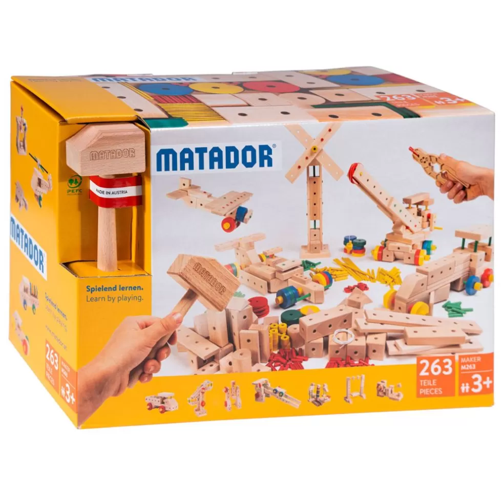 Matador Sinterklaas Cadeau 11 - 12 Jaar* Houten Constructieset - Maker - 263 Delig