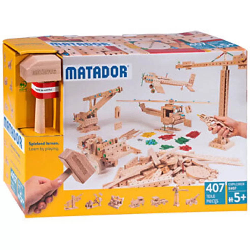 Matador Sinterklaas Cadeau 11 - 12 Jaar* Houten Constructieset - Maker - 407 Delig