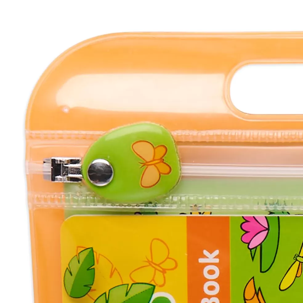 Ooly Sinterklaas Cadeau 7 - 8 Jaar* Mini Reis Kleur En Activiteiten Etui - Junglevrienden