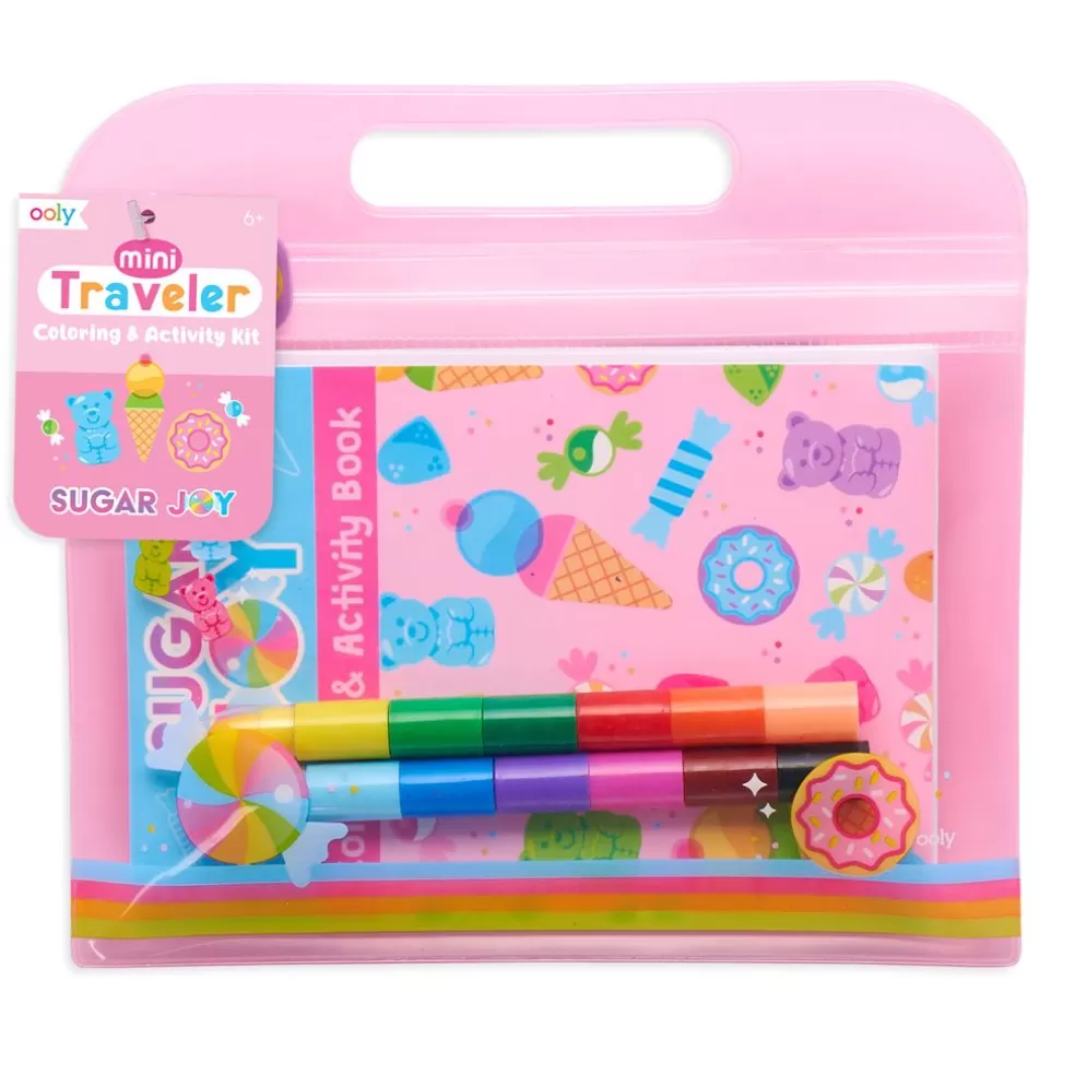 Ooly Sinterklaas Cadeau 7 - 8 Jaar* Mini Reis Kleur En Activiteiten Etui - Sugar Joy