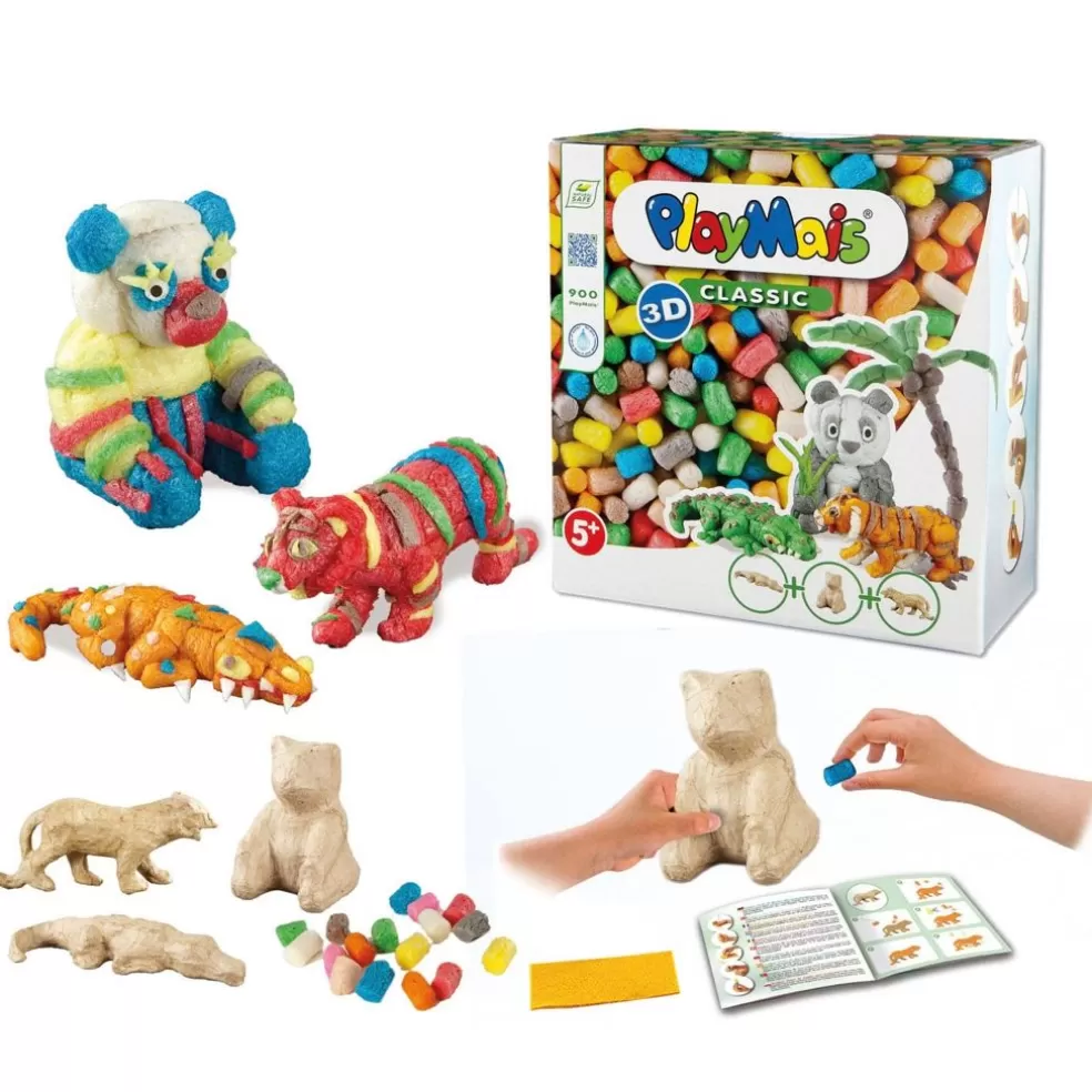 PlayMais Sinterklaas Cadeau 7 - 8 Jaar* 3D - Wilde Dieren