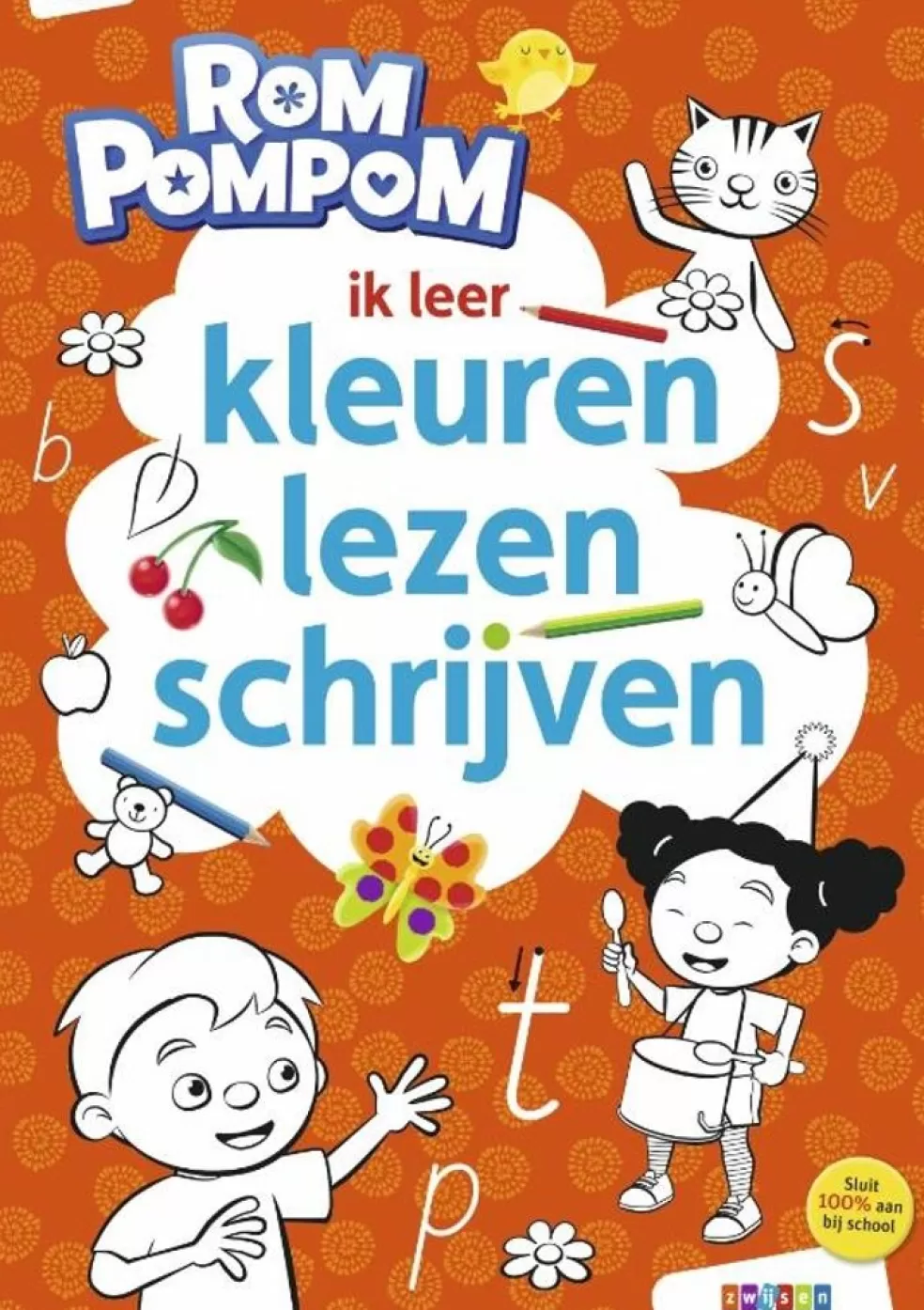 Rompompom Sinterklaas Cadeau 7 - 8 Jaar* Ik Leer Kleuren, Lezen, Schrijven