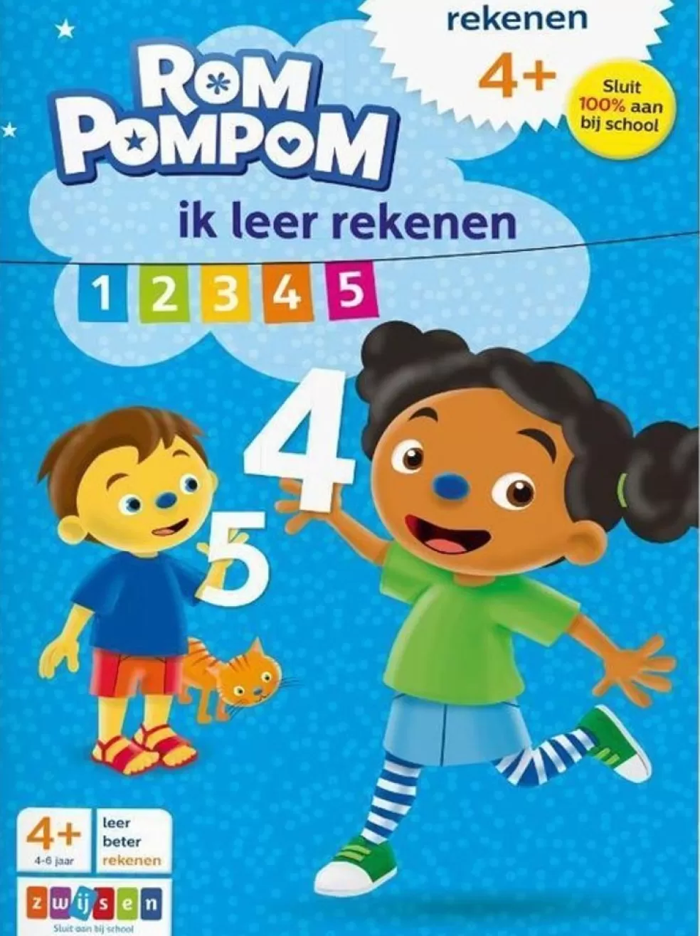 Rompompom Sinterklaas Cadeau 7 - 8 Jaar* Ik Leer Rekenen