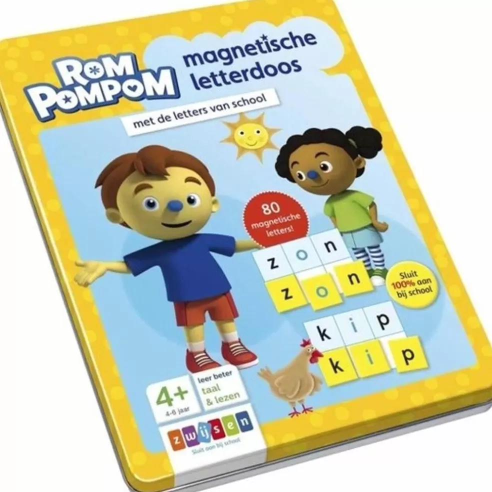 Rompompom Sinterklaas Cadeau 7 - 8 Jaar* Magnetische Letterdoos