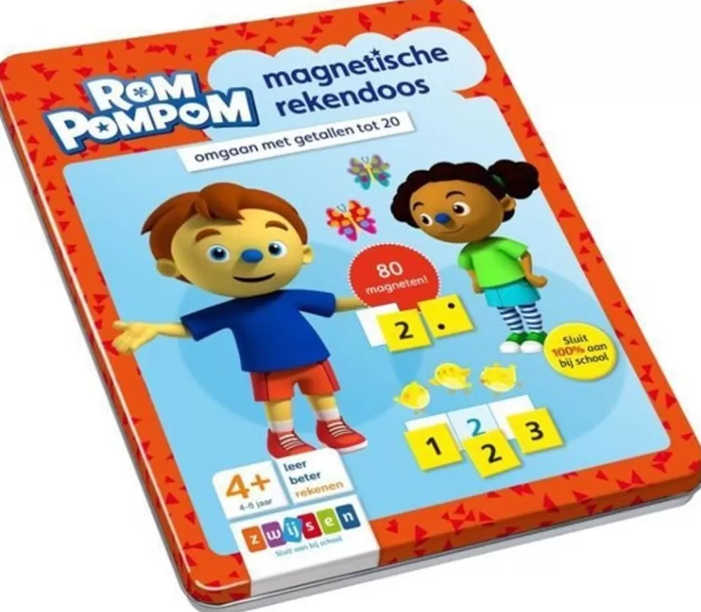 Rompompom Sinterklaas Cadeau 7 - 8 Jaar* Magnetische Rekendoos