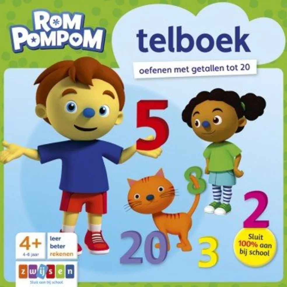 Rompompom Sinterklaas Cadeau 7 - 8 Jaar* Telboek