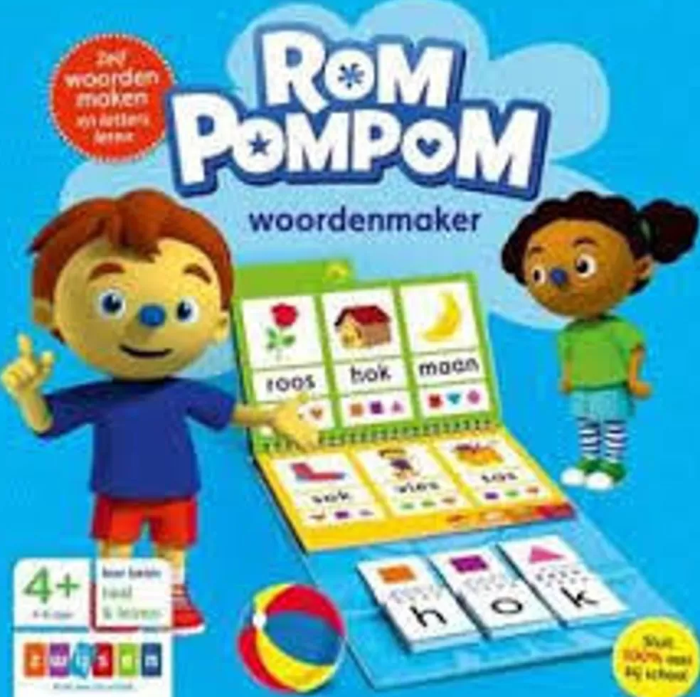 Rompompom Sinterklaas Cadeau 7 - 8 Jaar* Woordenmaker