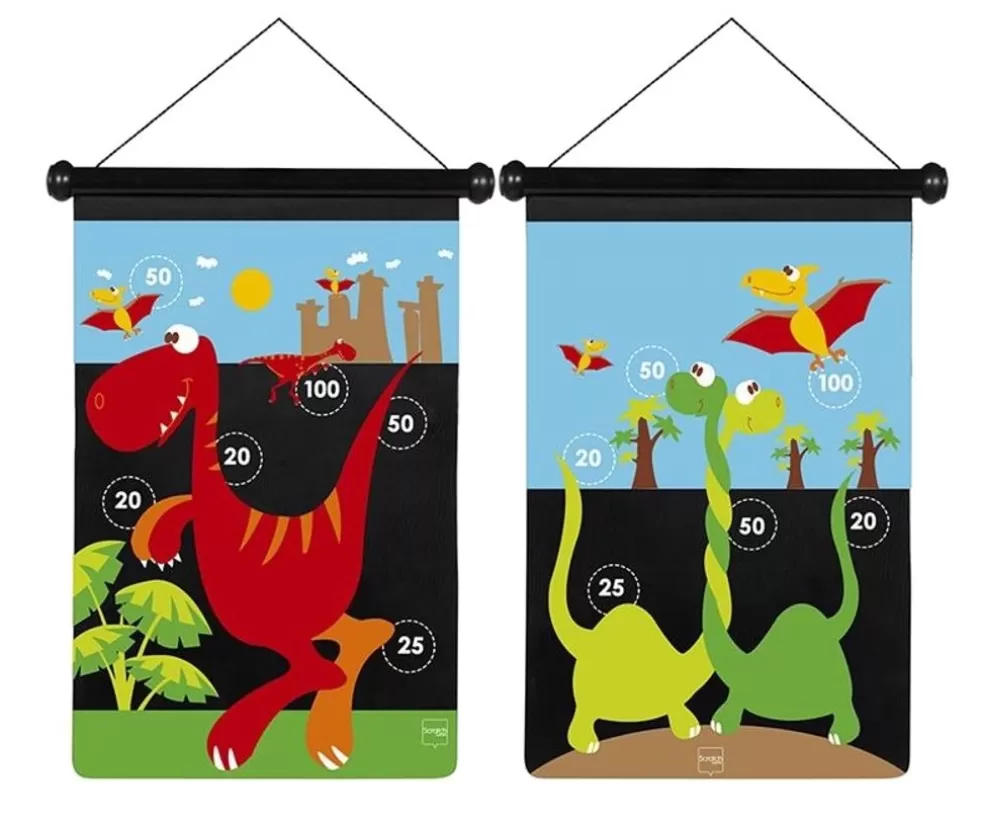 Scratch Sinterklaas Cadeau 7 - 8 Jaar* Darts Dinosaurus